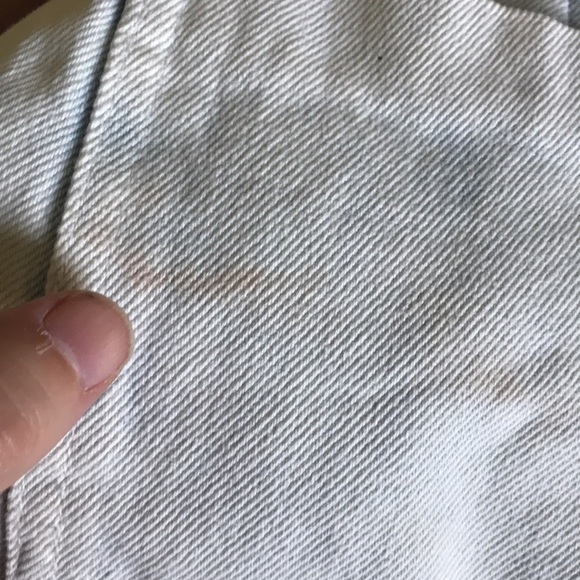 Zara Denim Belted Paper bag Shorts.NWOT flawed. Size M. High waisted casual - Picture 8 of 10